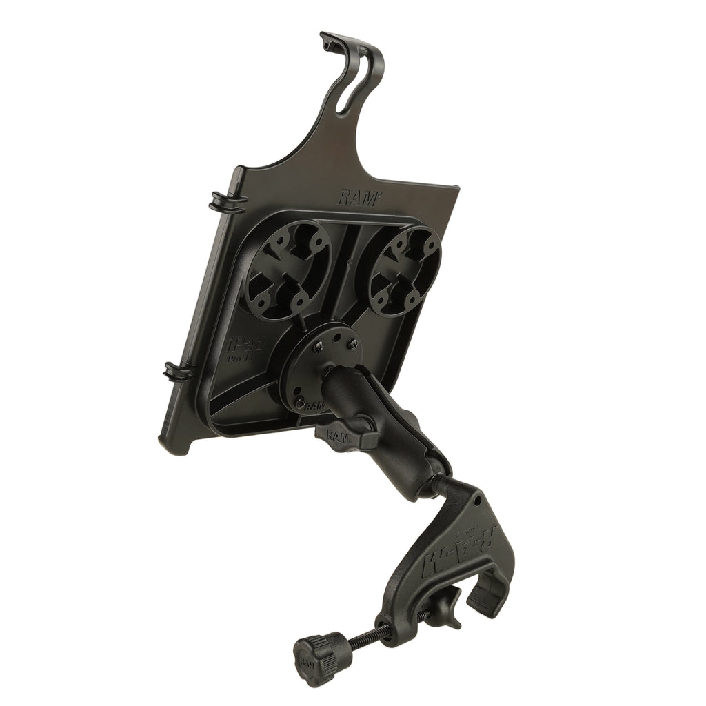 RAM Koppelklem Montage voor iPad Pro 27,94 cm (11") 1-4 Gen, Air 5 & 27,94 cm (11") (M2, M3, M4) - RAM Mounts RAM-B-121-AP23U afbeelding 4