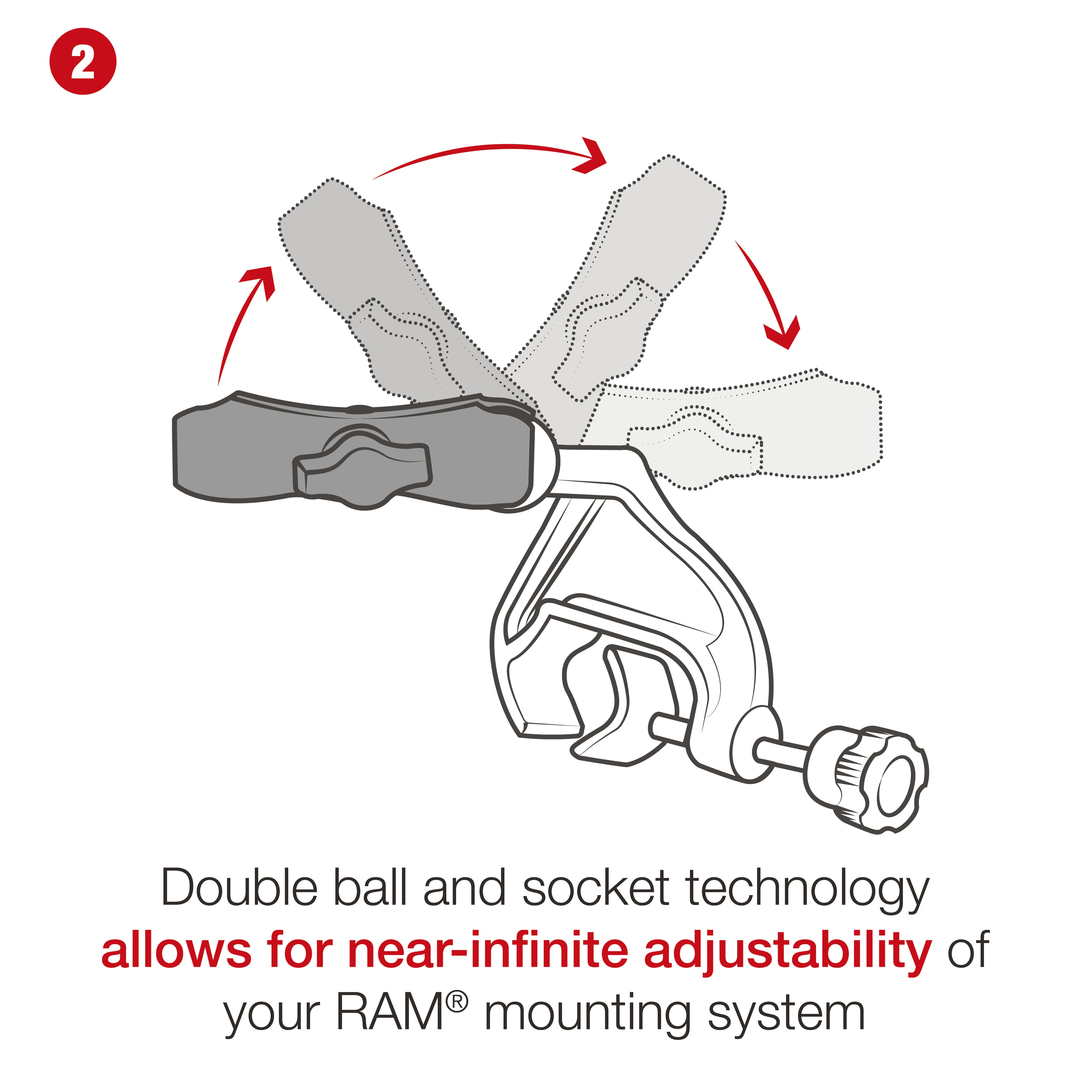 RAM Yoke Klembevestiging voor Apple iPad mini (A17 Pro) & mini 6 - RAM Mounts RAM-B-121-AP36U afbeelding 8