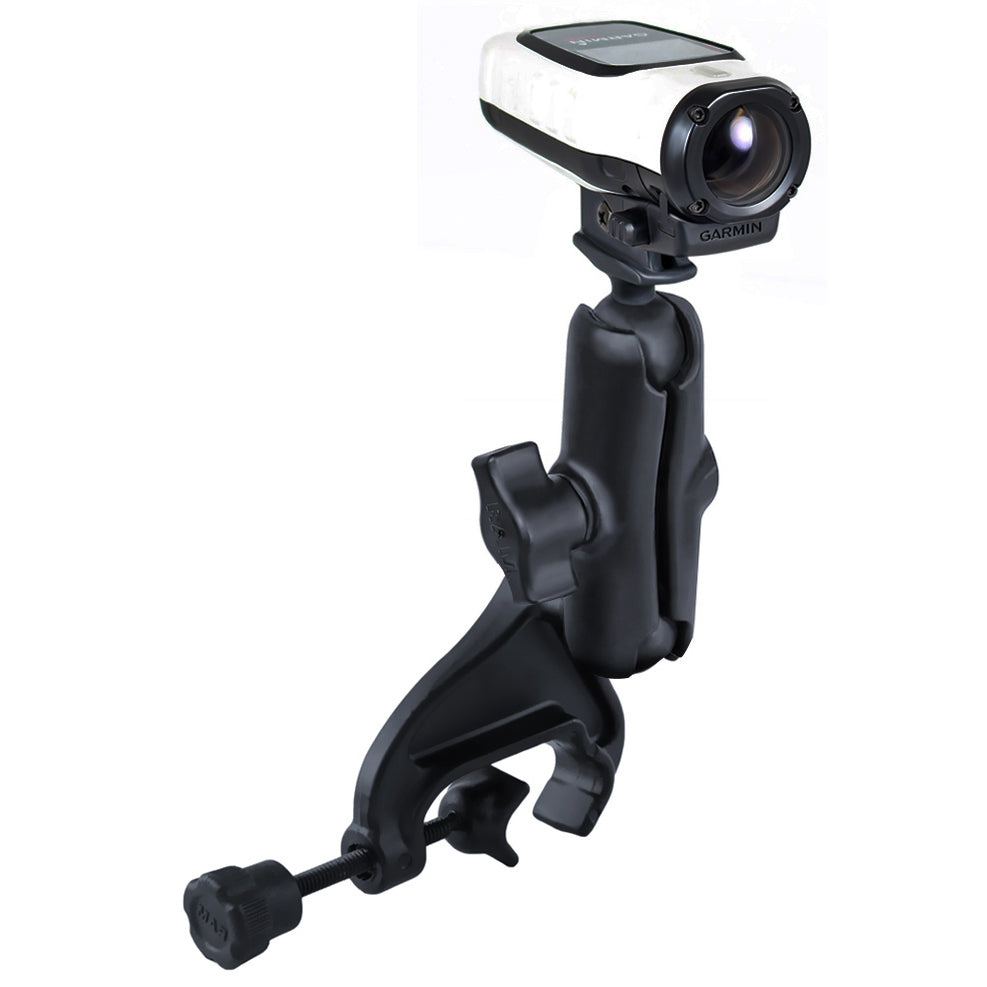 RAM dubbele bal yoke klembevestiging met garmin virb camera adapter - RAM Mounts RAM-B-121-GA63U