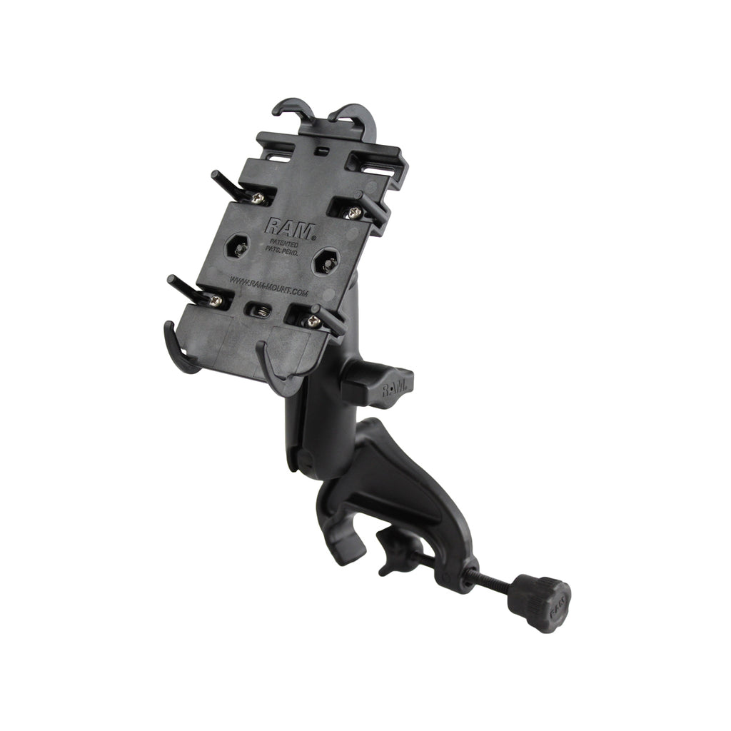 RAM Quick-Grip™ Telefoonhouder met Yoke Clamp Base - RAM Mounts RAM-B-121-PD3 afbeelding 1