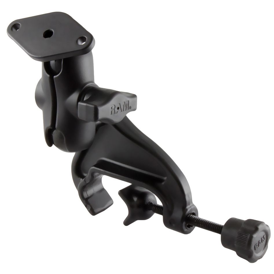 RAM Dubbele Bal Juk Klem Montage met Diamant Plaat - Kort - RAM Mounts RAM-B-121U-A-238 afbeelding 1