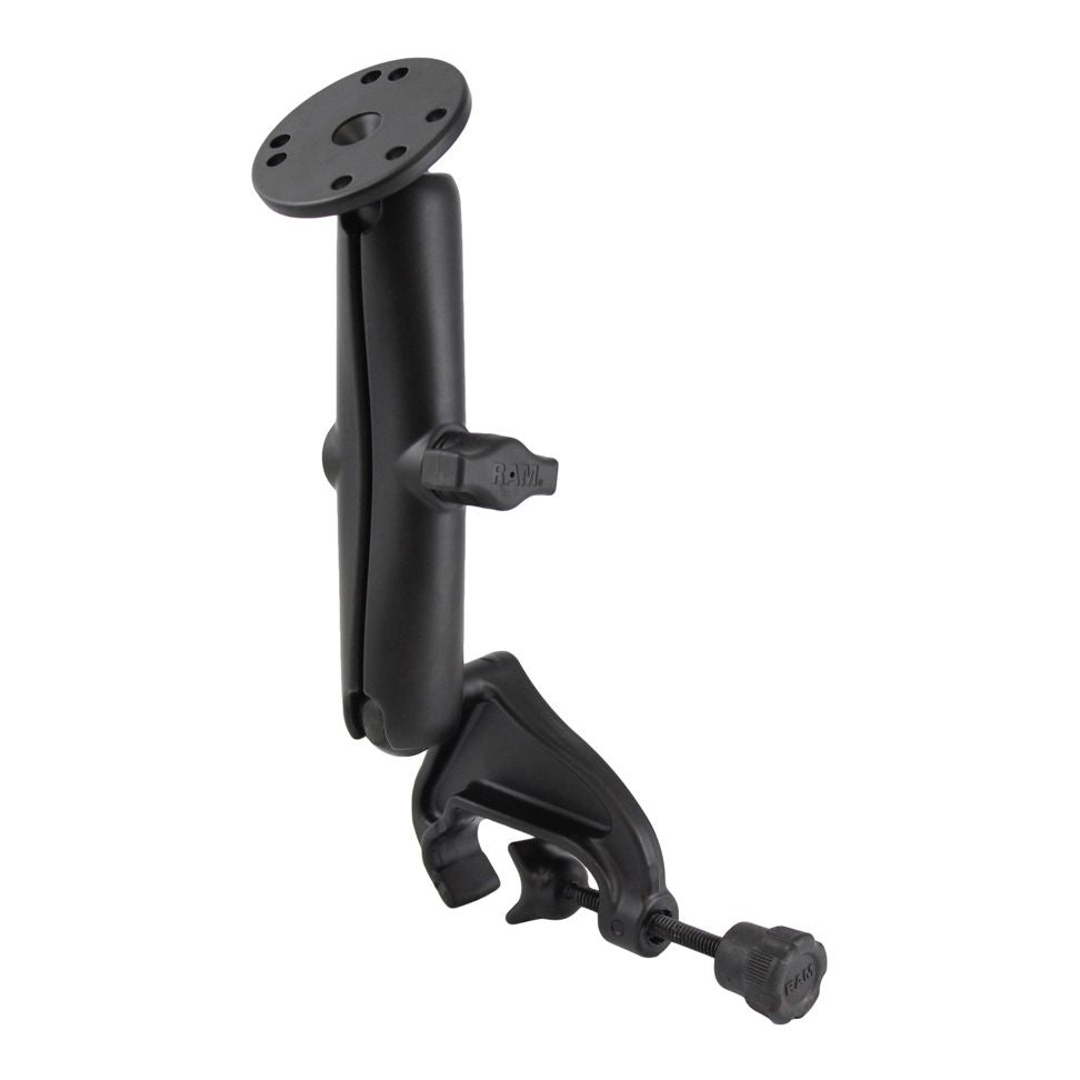 RAM Dubbele Bal Juk Klem Montage met Ronde Plaat - Lang - RAM Mounts RAM-B-121U-C afbeelding 1