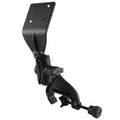 RAM dubbele bal juk klem montage met gekantelde uitbreidingsplaat kort - RAM Mounts RAM-B-125U-A