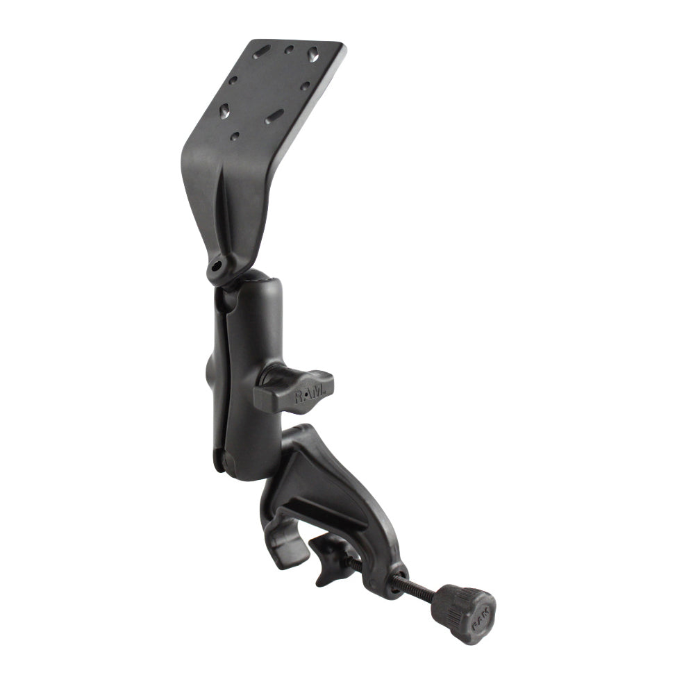 RAM dubbele bal juk klem montage met gekantelde uitbreidingsplaat medium - RAM Mounts RAM-B-125U
