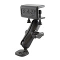 RAM dubbele bal zonnekap klem montage met ski spiegel adapter - RAM Mounts RAM-B-126BU