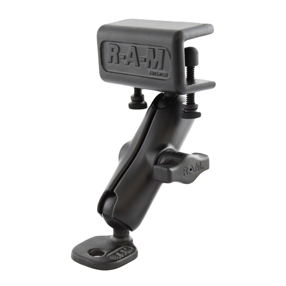 RAM Dubbele Bal Zonnekap Klem Montage met Ski Spiegel Adapter - RAM Mounts RAM-B-126BU afbeelding 1