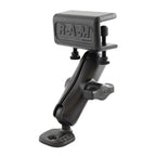 RAM Dubbele Bal Zonnekap Klem Montage met Ski Spiegel Adapter - RAM Mounts RAM-B-126BU afbeelding 1