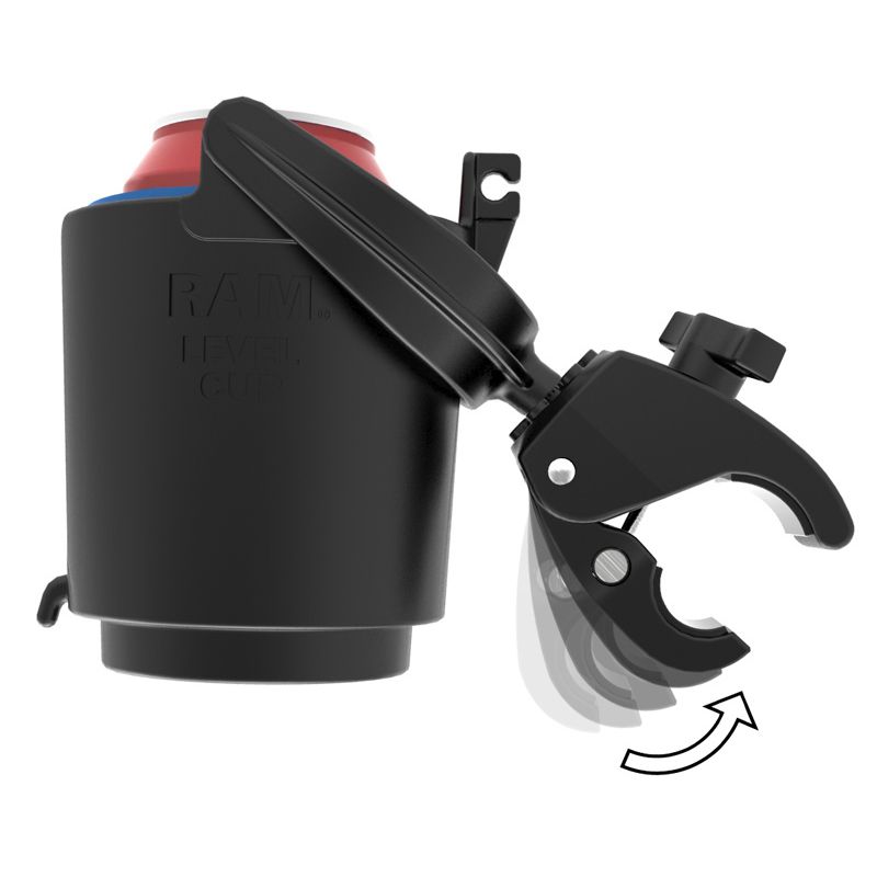RAM Level Cup™ 16oz Drinkhouder met RAM Tough-Claw™ Mount - RAM Mounts RAM-B-132-400U afbeelding 3