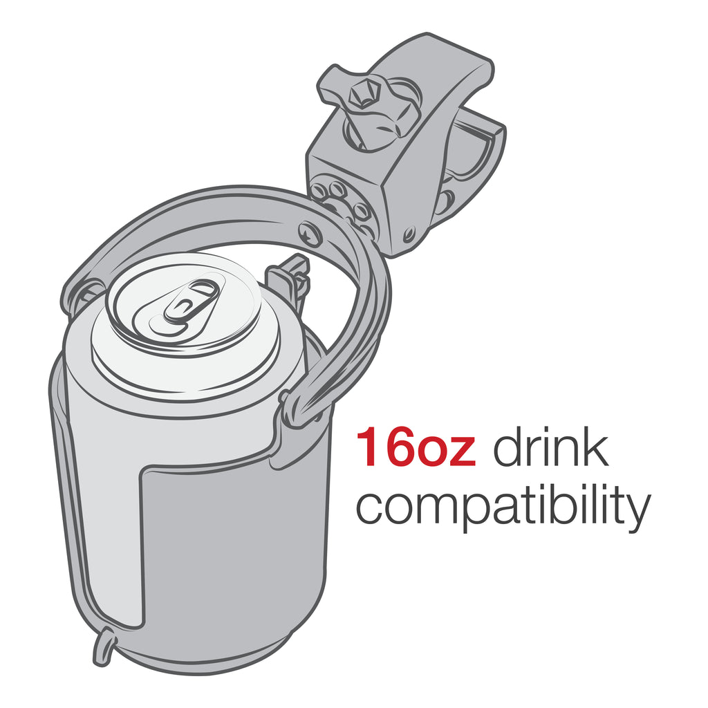 RAM Level Cup™ 16oz Drinkhouder met RAM Tough-Claw™ Mount - RAM Mounts RAM-B-132-400U afbeelding 7