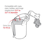 RAM Level Cup 16oz Drink Holder met U-Bout Base - .5" - 1.25" Rails - RAM Mounts RAM-B-132RU afbeelding 2