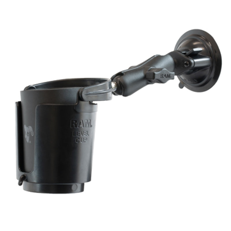 RAM Level Cup™ 16oz Drinkhouder met RAM Twist-Lock™ Zuigcup - RAM Mounts RAM-B-132SC afbeelding 1