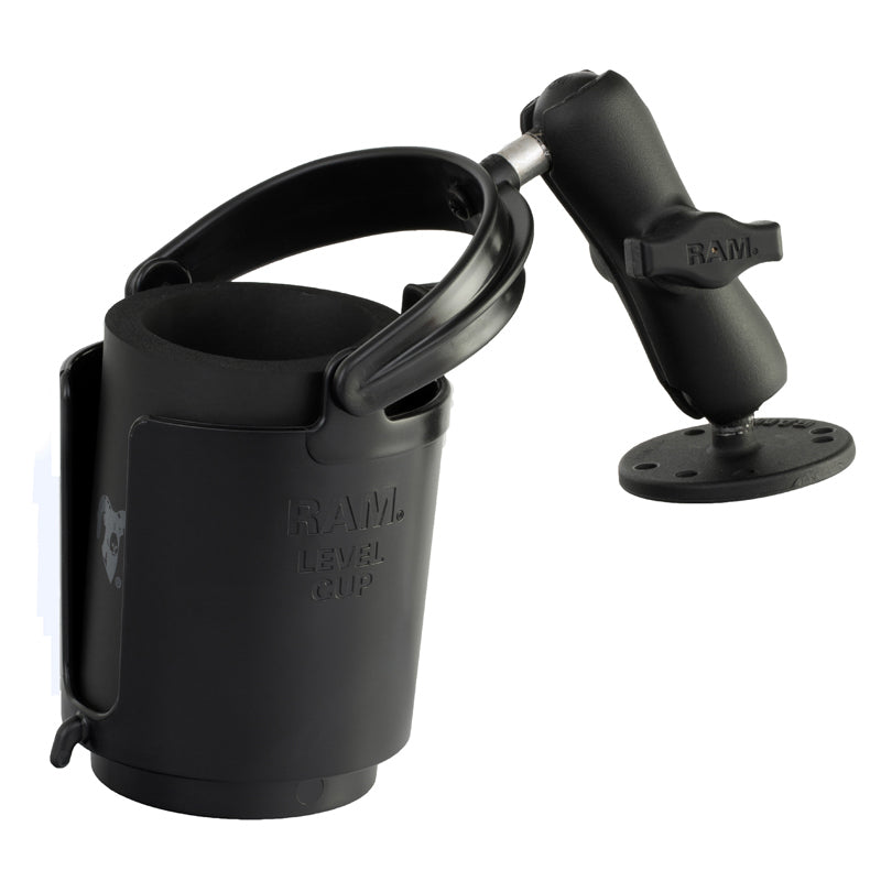 RAM level cup 16oz drinkhouder met drill down base - RAM Mounts RAM-B-132U
