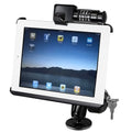 RAM drill down mount met RAM latch n lock voor Apple iPad gen 1 2 - RAM Mounts RAM-B-138-AP8LU
