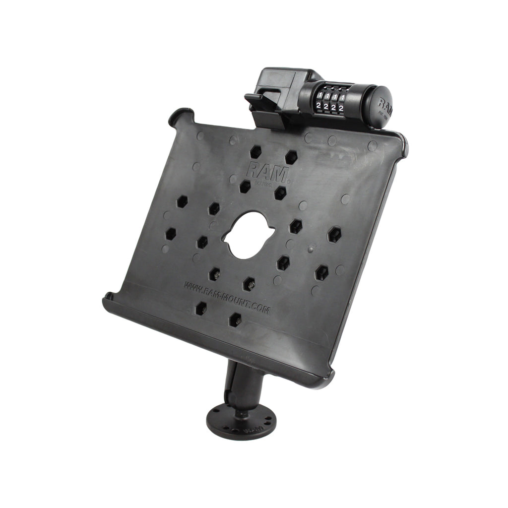 RAM Drill-Down Mount met RAM Latch-N-Lock™ voor Apple iPad Gen 1 & 2 - RAM Mounts RAM-B-138-AP8LU afbeelding 2