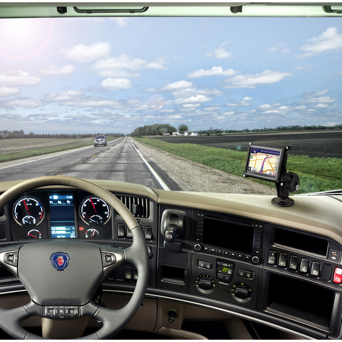 RAM Vergrendelbare Houder met Schroefbevestiging voor Garmin nuvi 200 Wide Series + Meer - RAM Mounts RAM-B-138-GA25LU afbeelding 4