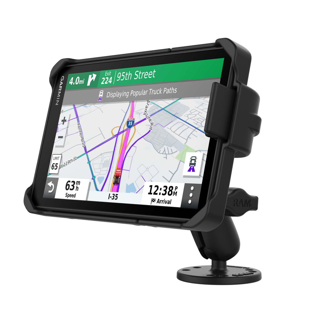 RAM schroefvaste montage voor Garmin d?zl™ OTR700/800 - RAM Mounts RAM-B-138-GA77LU afbeelding 1
