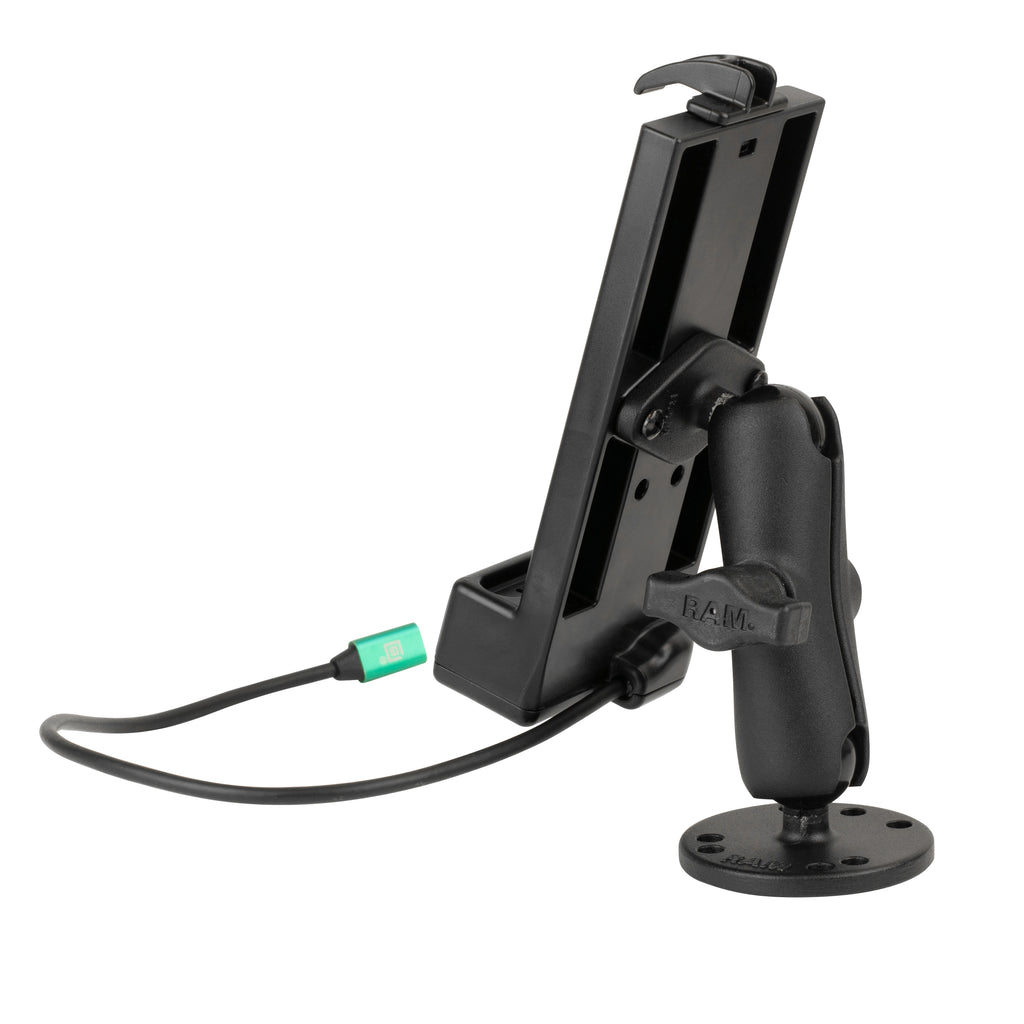 GDS® aangedreven USB-C 2.0 Telefoon Dock met Drill-Down Dubbele Bal Mount - RAM Mounts RAM-B-138-GDS-DOCK-V1CPU afbeelding 3