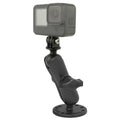 RAM drill down montage met universele actie camera adapter - RAM Mounts RAM-B-138-GOP1U