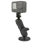 RAM drill down montage met universele actie camera adapter - RAM Mounts RAM-B-138-GOP1U