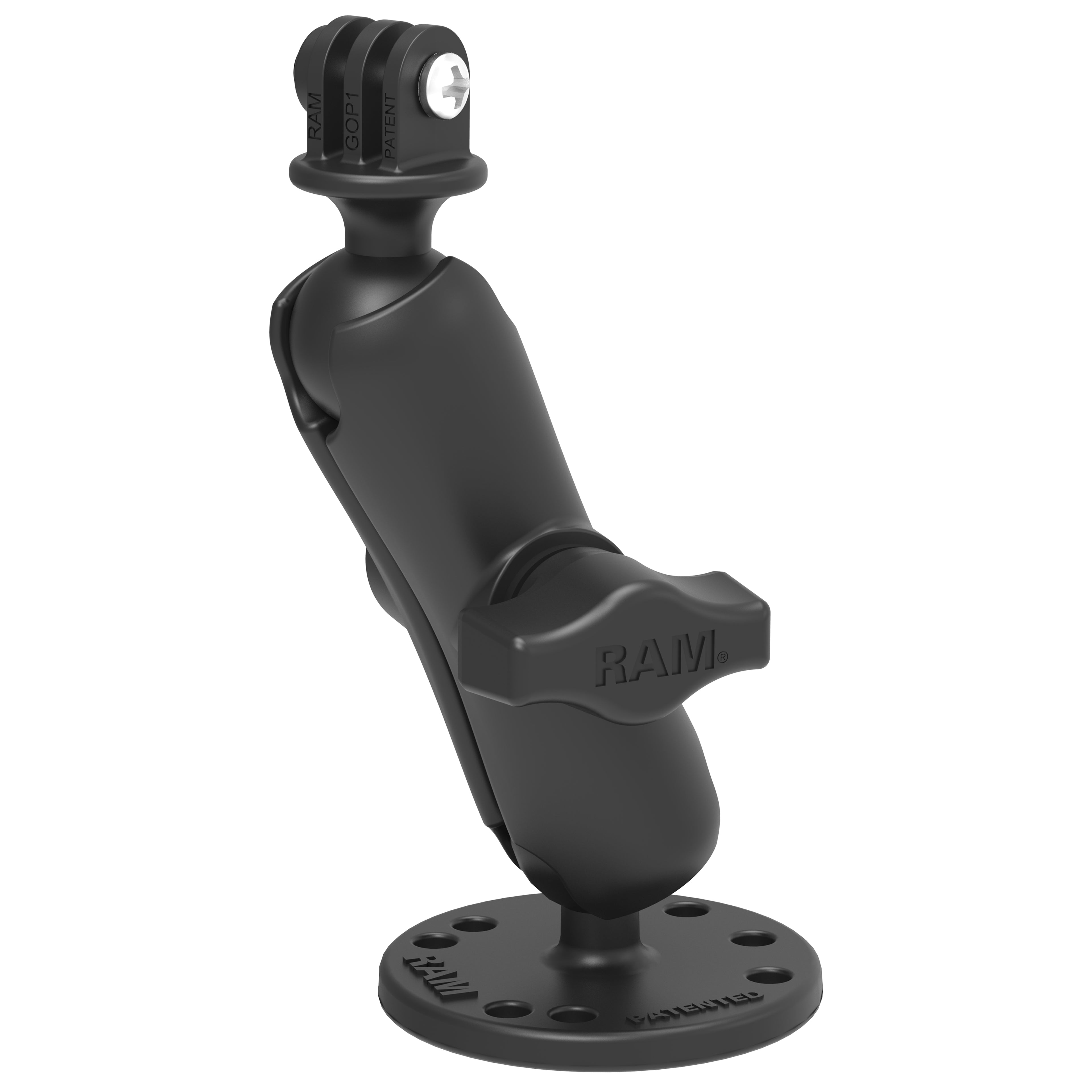 RAM Drill-Down Montage met Universele Actie Camera Adapter - RAM Mounts RAM-B-138-GOP1U afbeelding 2