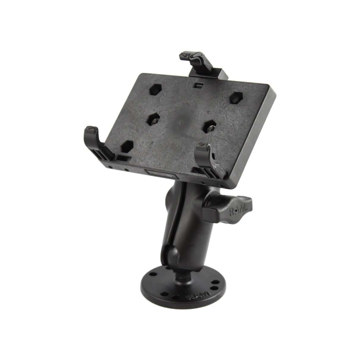 RAM dubbele bal drill down montage met universele veergeladen houder - RAM Mounts RAM-B-138-PD2U