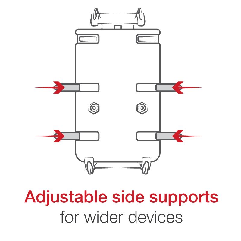 RAM Quick-Grip™ XL Telefoonhouder met stuur U-Bout Basis - Medium - RAM Mounts RAM-B-149Z-PD4U afbeelding 7