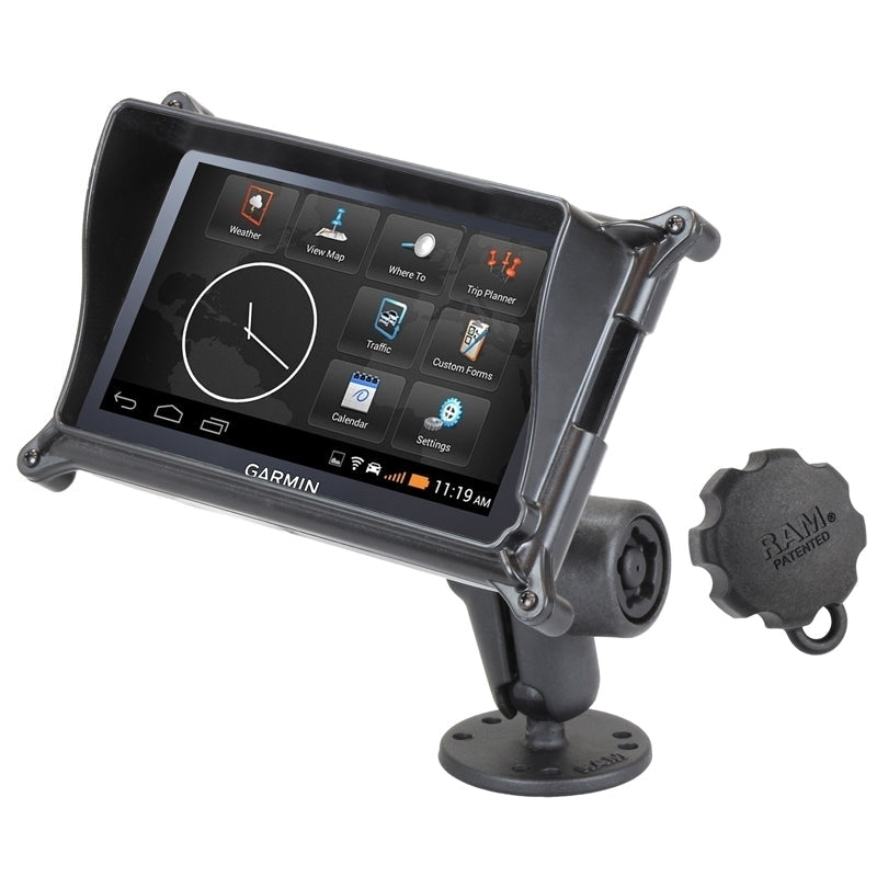 RAM Pin-Lock™ Drill-Down Vastzetbevestiging voor Garmin fleet 660/670 - RAM Mounts RAM-B-138-S5-GA66LU afbeelding 1