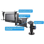 RAM Pin-Lock™ Drill-Down Vastzetbevestiging voor Garmin fleet 660/670 - RAM Mounts RAM-B-138-S5-GA66LU afbeelding 4