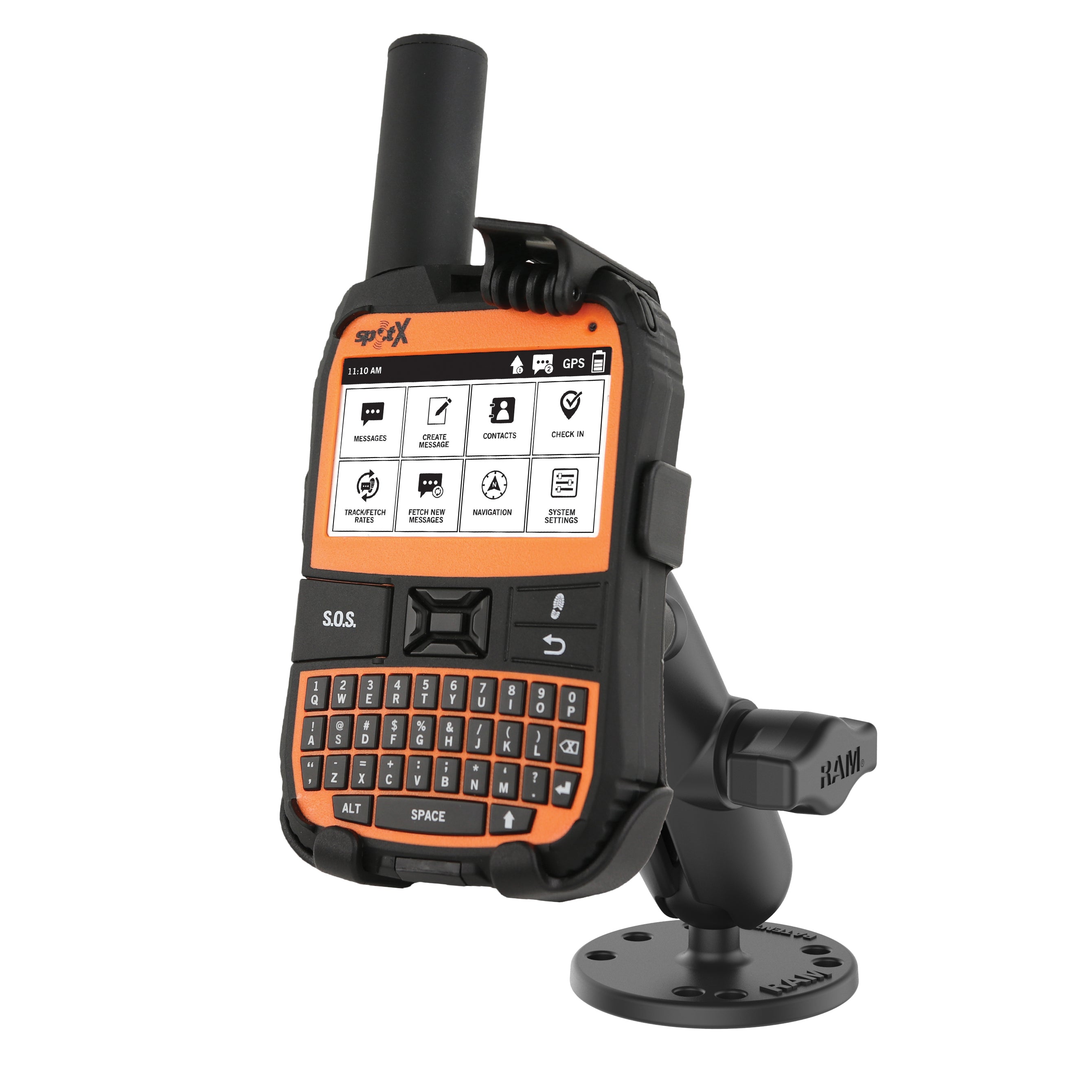 RAM EZ-Roll'r drill down mount voor spot x - RAM Mounts RAM-B-138-SPO5U