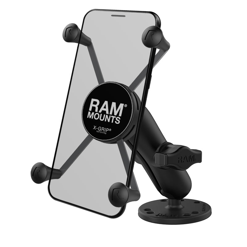 RAM X-Grip grote telefoonhouder met drill down base - RAM Mounts RAM-B-138-UN10