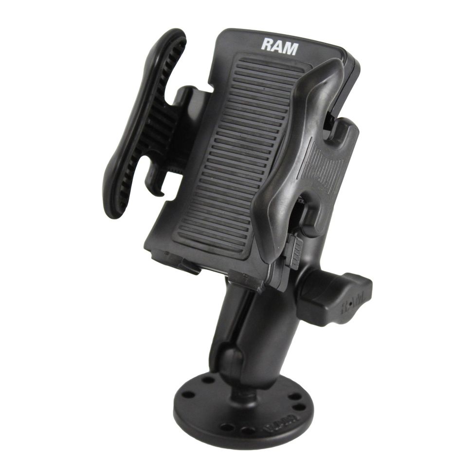 RAM Drill-Down Montage met Veergeladen Telefoon Houder - RAM Mounts RAM-B-138-UN5U afbeelding 1