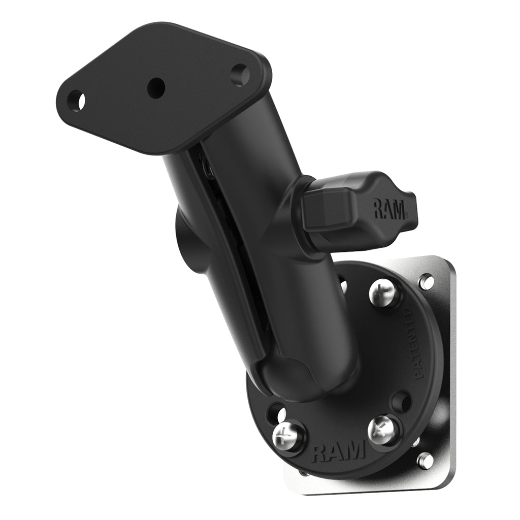RAM dubbele kogelmontage met steunplaat en diamantplaat - RAM Mounts RAM-B-138U-225B2