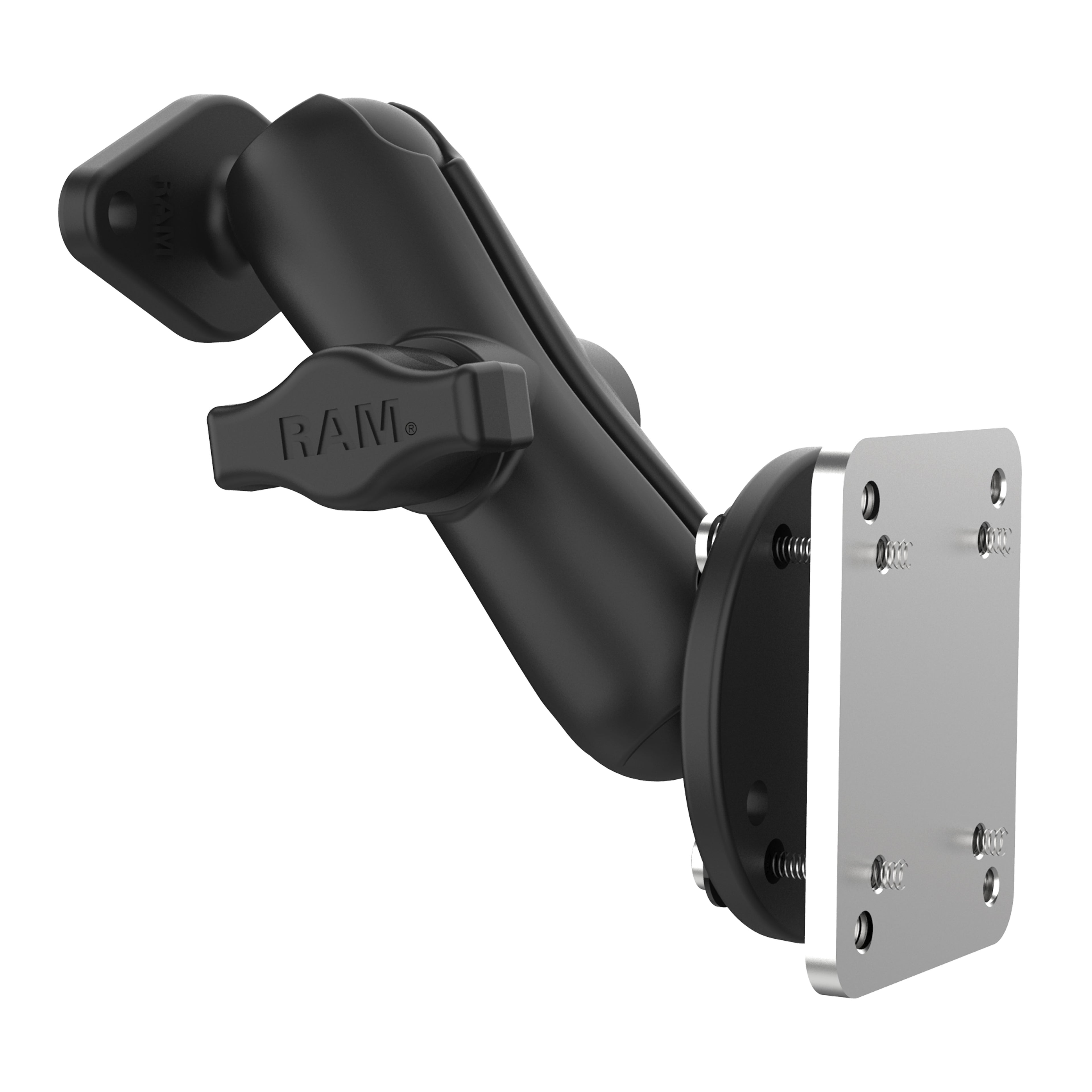 RAM dubbele kogelmontage met steunplaat en diamantplaat - RAM Mounts RAM-B-138U-225B2 afbeelding 3