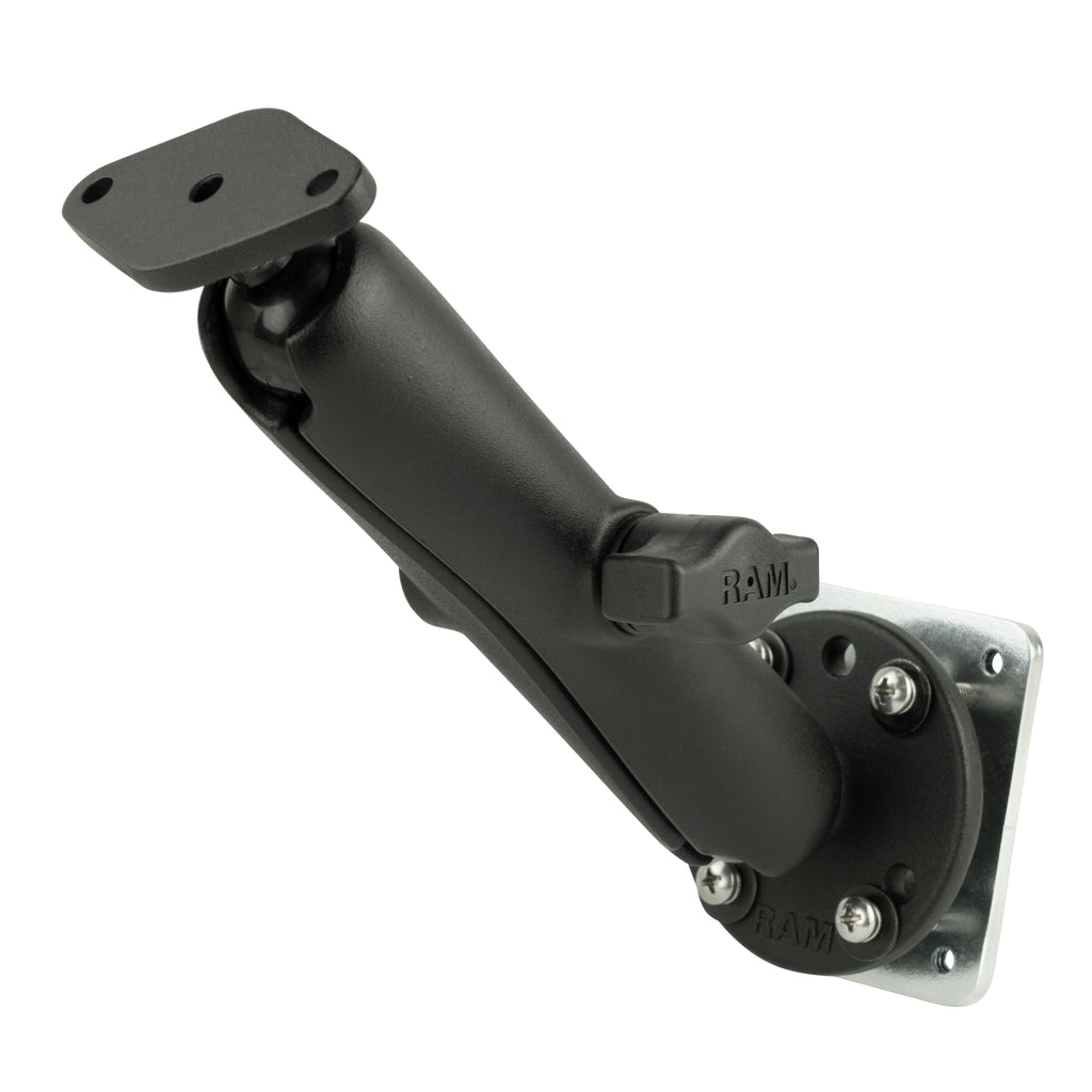 RAM Dubbele Bal Drill-Down Mount met Diamantplaat & Backer Plate - RAM Mounts RAM-B-138U-C-INT3 afbeelding 1
