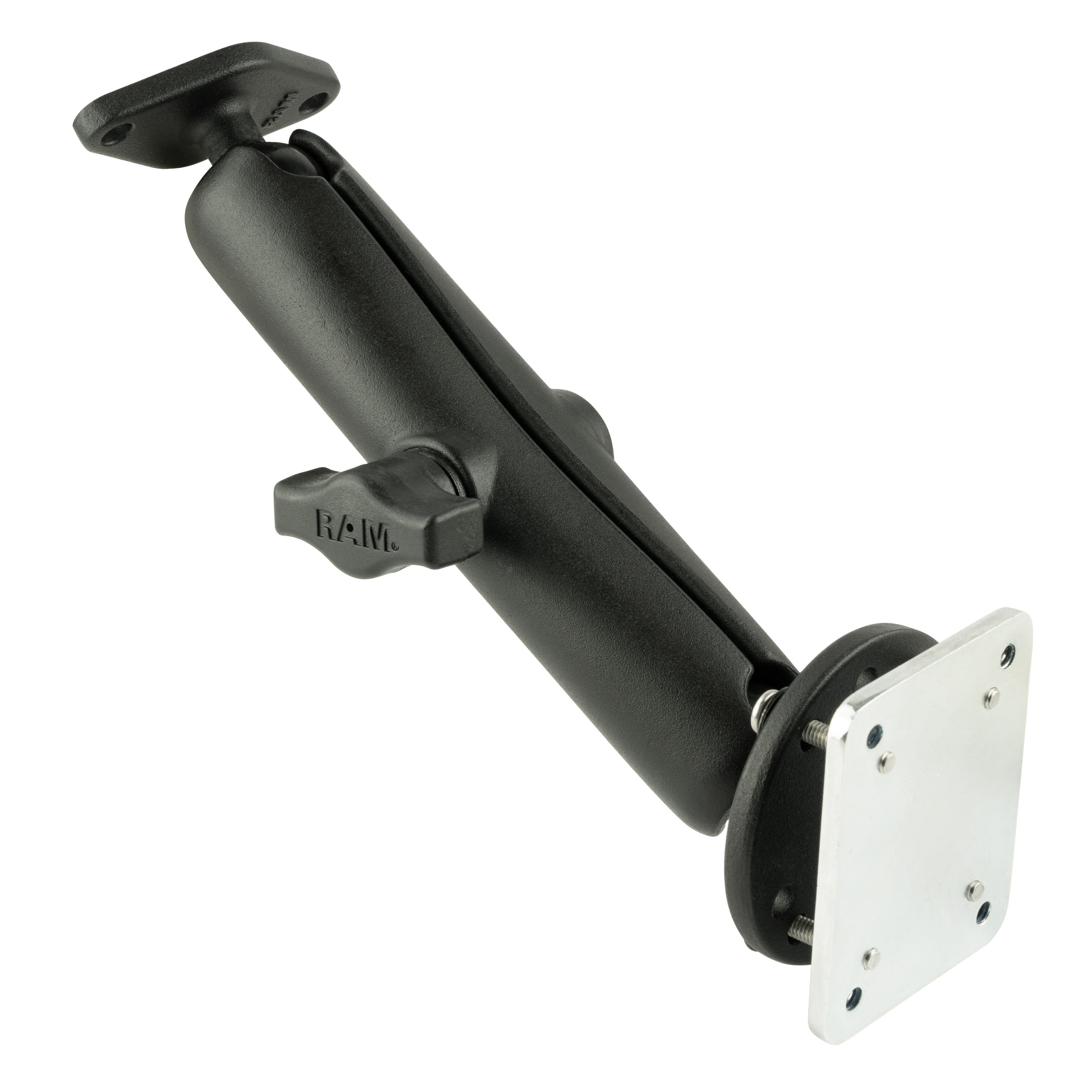 RAM Dubbele Bal Drill-Down Mount met Diamantplaat & Backer Plate - RAM Mounts RAM-B-138U-C-INT3 afbeelding 2