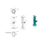 RAM Dubbele Bal Drill-Down Montage met Diamantplaat - Lang - RAM Mounts RAM-B-138U-C afbeelding 3