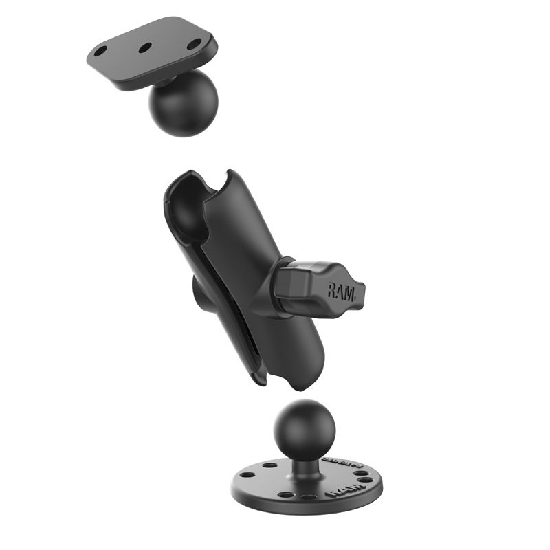RAM Dubbele Bal Drill-Down Montage met Diamantplaat - Medium - RAM Mounts RAM-B-138U afbeelding 2