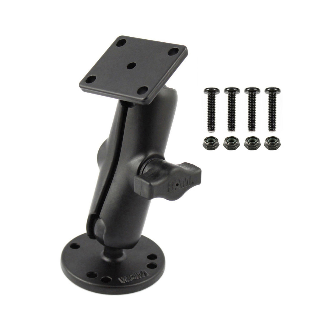 RAM drill down dubbele bal montage met hardware voor garmin gpsmap series - RAM Mounts RAM-B-139-G4U