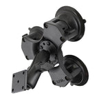 RAM twist locktrade triple zuignapbevestiging met rechthoekige amps plaat - RAM Mounts RAM-B-139U-224
