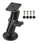 RAM drill down dubbele bal mount met rechthoekige amps plaat hardware - RAM Mounts RAM-B-139U-CA1