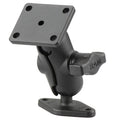 RAM dubbele balbevestiging met 2 gat en 4 gat amps platen kort - RAM Mounts RAM-B-140U-A