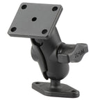RAM dubbele balbevestiging met 2 gat en 4 gat amps platen kort - RAM Mounts RAM-B-140U-A