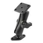 RAM dubbele bal mount met 2 gat 4 gat amps plates medium - RAM Mounts RAM-B-140U