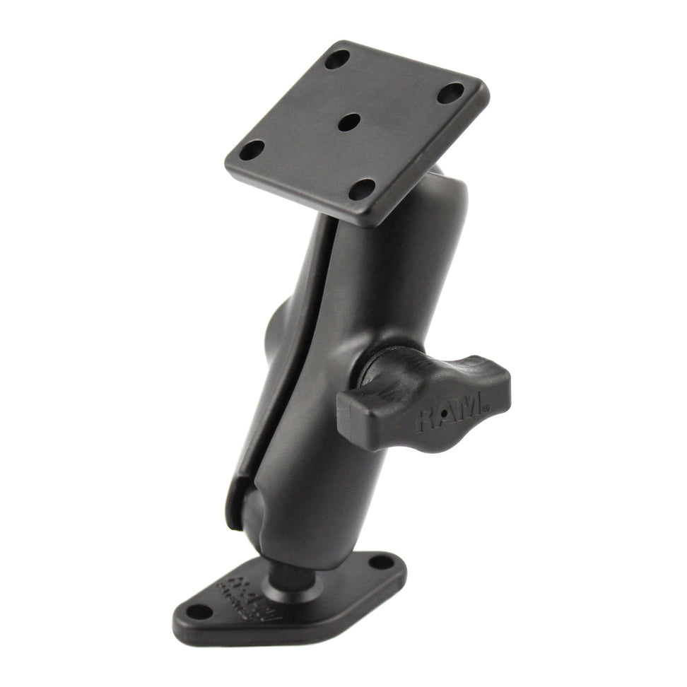 RAM dubbele bal mount met 2 gat 4 gat amps plates medium - RAM Mounts RAM-B-140U