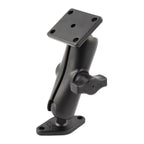 RAM Dubbele Bal Mount met 2-gat & 4-gat AMPS Plates - Medium - RAM Mounts RAM-B-140U afbeelding 1