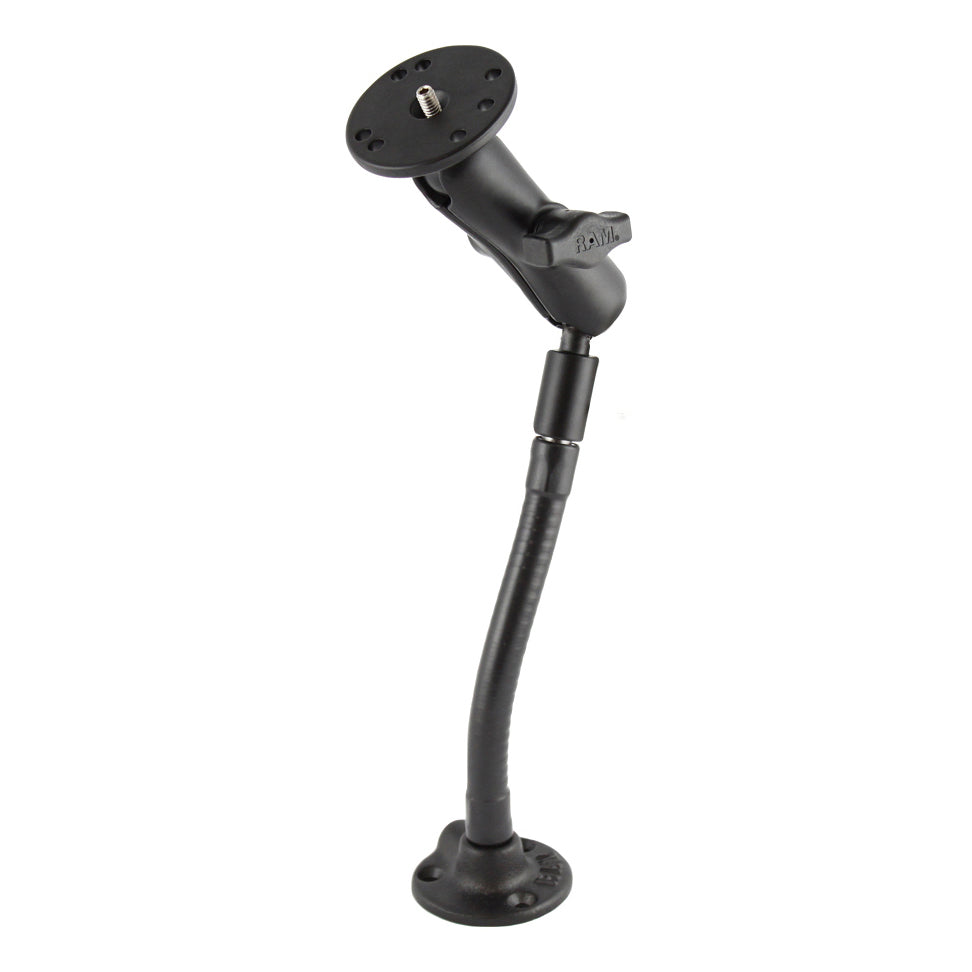 RAM 6 flex arm met dubbele balhouder en 14 20 schroefstaaf - RAM Mounts RAM-B-141-0690
