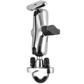 RAM chrome stuurboom u bout montage met medium dubbele socket arm - RAM Mounts RAM-B-149CHU
