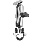 RAM Chrome Stuurboom U-Bout Montage met Medium Dubbele Socket Arm - RAM Mounts RAM-B-149CHU afbeelding 1