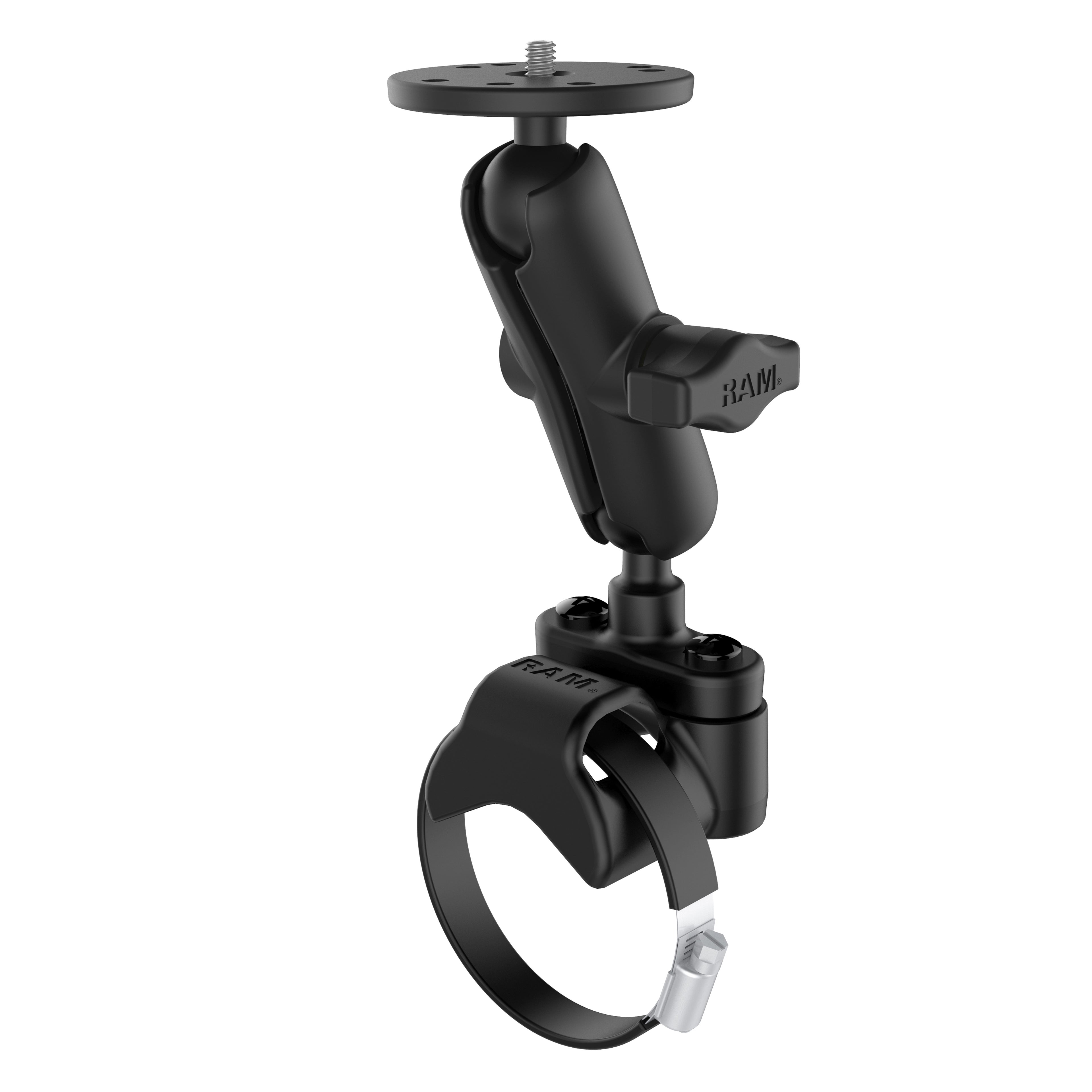 RAM ATV/Side By Side Rail montage met ronde plaat & 0,64 cm (0.25") - 50,80 cm (20") schroefdraadbout - RAM Mounts RAM-B-149Z-2-202AU afbeelding 1