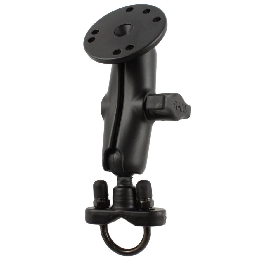 RAM Stuur U-Bout Dubbele Bal Montage met Ronde Plaat - B Maat Medium - RAM Mounts RAM-B-149Z-202U afbeelding 1